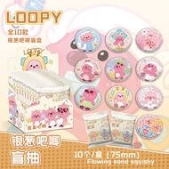 闭眼入LOOPY小海狸露比镭射炫彩吧唧盲抽周边加大马口铁谷子徽章盲盒LOOPY Little Beaver Ruby Laser Colorfulnew arrival