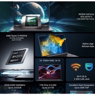 CHUWI GAMEBOOK 2026 RTX 5070 TI 16GB VRAM AMD 9955HX 32GB DDR5 1TB SSD 300HZ 2.5k 16" GAMING LAPTOP 