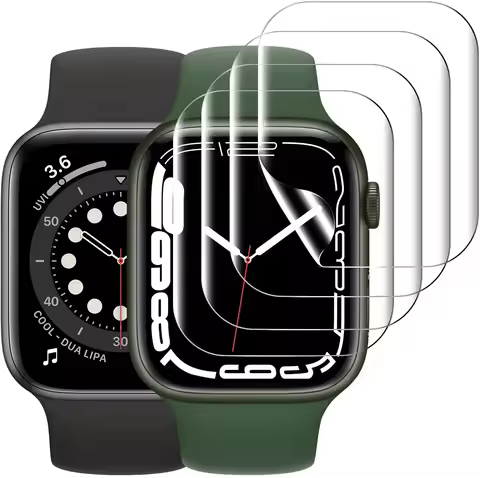 1-5PCS Screen Protector Hydrogel Film for Apple Watch 7 6 SE 5 4 3 2 1 Protective Film for iWatch 38