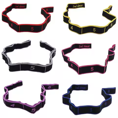 Elastic Gymnastics Yoga Belt Tension Band Exercise Pilates Pull Rope Resistance Bands Yoga Pull Stra