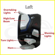 ¤ ◺ ↂ Domino Handlebar Switch Set with LED Light Universal Premium Quality Original Firefly Motorcy