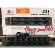 DBX 231 SUB 2 SERIES GRAPHIC EQUALIZER WITH SUB OUTPUT/tested before ship out