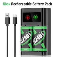 2x6240mWh Rechargeable Batteries Pack, Xbox Rechargeable Battery Pack  for Xbox One/Xbox Series X|S 