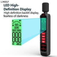 LINGELF Noise Meter, 125Hz-8KHz Windproof Sound Level Meter, Professional 30-130dB Digital Display A