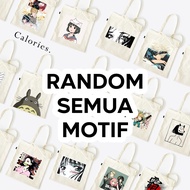 Totebag Genshin impact Game Paimon Ayaka Klee Venti Raiden #togi