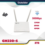 Second hand GM220-S XPON Supports EPON And GPON All ONU English Version Free Adaptor