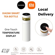 XIAOMI Quange Smart Tea Separation Water Bottle, Temperature Display, 316 Stainless Steel