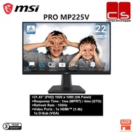 MSI PRO MP225V 22"Inch Monitor (100Hz)