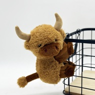 New Style Atwoods Highland Cow Plush High Low Cow Pop Ring Plush Toy Doll Doll Boys Girls Gifts Holi