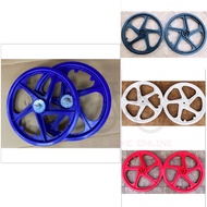 20'' BICYCLE PVC SOPRT RIM BMX JIPANG BASIKAL 20'' INCH PLASTIC WHEELSET