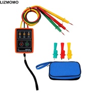 LIZMOMO Phase Sequence Meter, 60V-600V AC Buzzer Phase Rotation Tester, Professional Portable 20Hz-4