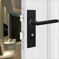 AFLeyoujia Space Aluminum Split Handle Lock Simple European-Style Door Lock Split Lock Bedroom Door Handle Lock