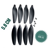 Flycam blades, replacement propellers 5.8cm (1 set of 8 blades) flycam E88max, f198, sg108pro, E99ma