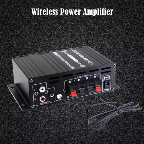 AK170 AK380 AK35 AK-370 BT Compatible Amplifier 2 Channel Home Theater Amplifier HIFI Bass Music Pla