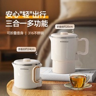 Portable Kettle Travel Instant Hot Folding Kettle 316 Stainless Steel Small Mini Kettle