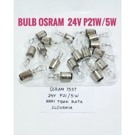 OSRAM 7537 24V P21 Bulb 5W 24V Double Large Bulb OSRAM Brand