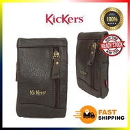 KICKERS ORIGINAL KULIT LEATHER BAG SLING BAG PINGGANG LELAKI PEREMPUAN PHONE BAG POUCH BAG MEN WOMEN