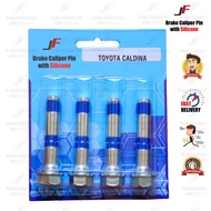 💎JF Caliper pin💎 (Toyota Caldina GT4/Azt241/St246)(Brake Pin) Compatible with  (Front Disc/Disk Depa