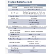Hot Sale Glycohemoglobin Blood Glucose 2 in 1 Analysis System /HbA1c Analyzer/Glycohemoglobin Analys
