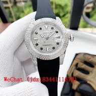 Rolex Submariner full diamond series classic big three hands calendar function design automatic mechanical watch