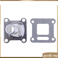 [PerfkMY] Carburetor Manifold Adaptor + Gasket for 49cc Kids Mini Quad Dirt Bike ATV