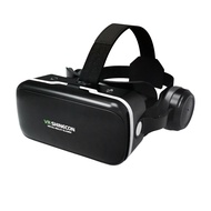 Shinecon VR Box Virtual Reality Glasses with Headphones - Black