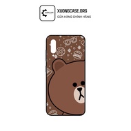 Samsung A30, A31, A32, A33, A34, A35 case with brown Bear print - Code XD58.
