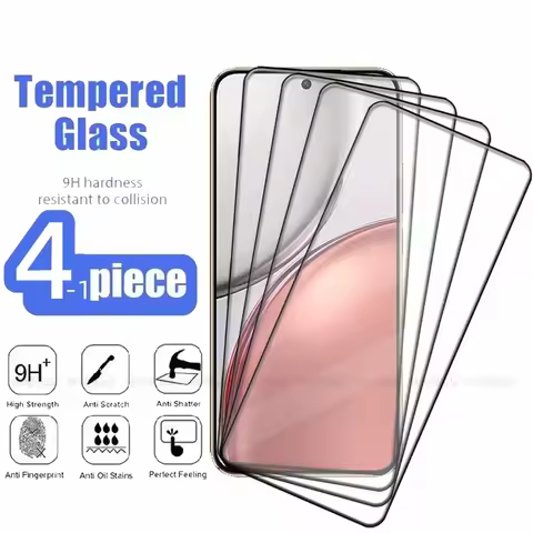 4pcs For Huawei Honor X9d Glass Honor X9D Tempered Glass Phone Protective Full Cover Glue HD 9H Phon