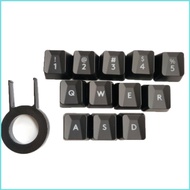 RUN 12 Pcs Keyboard Replacement for Key Caps for G413 G613 G910 G810 G310 Backlit Ke