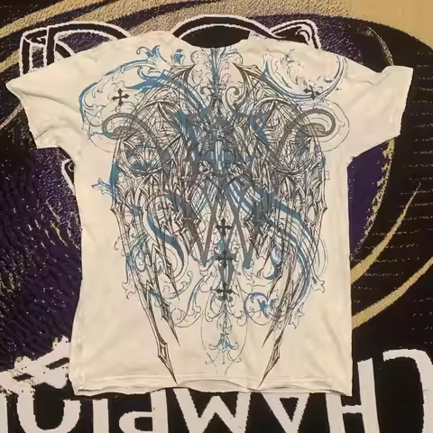 Summer new style men clothing Design MMA Elite harajuku Double Sided Printed graphic T shirt Street