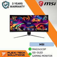 Flexi Tech MSI MAG341CQP 3440x1440 (UWQHD) QD-OLED Gaming Monitor