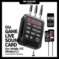 PLEXTONE GS6 DSP GAME LIVE STREAMING SOUND CARD | 5 LIVE & GAME MODES | PUBG & LEGENDS GAMING EFFECT