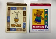 （每本）1995 / 1996 Vintage Sanrio Mr. Bear’s Dream  memo簿 日本 絕版 MBD 作夢熊 細 簿仔 （內附貼紙）