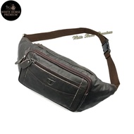 Rush Rider XL Genuine Leather Waist Bag Men Pouch Bag