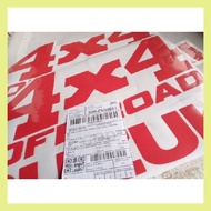 ✬ ▚ ∧ Multicab Door Decal Sticker 4X4 Design