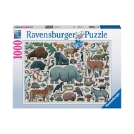 Ravensburger 德國維寶 拼圖 RV16807  野生動物圖鑑  1000片  1盒