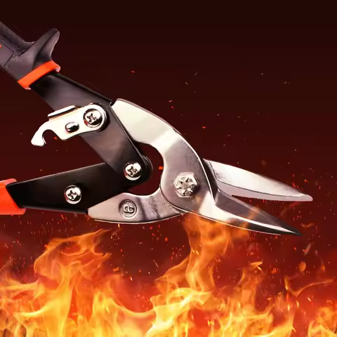 Metal Sheet Multifunctional Aviation Scissor Tin Snips Industrial Cutting Snip Cutter Multi-directio