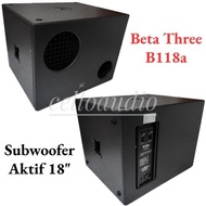 Subwoofer Aktif 18 Inch Beta Three B118A (1 Set) Speaker Box 18" B118A