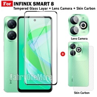 Skin Carbon Infinix Smart 8 Garskin Motif Diamond Belakang Handphone