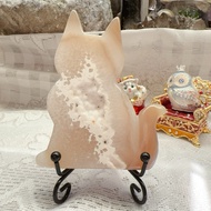 Natural Brazil Cat Agate Geode/Artwork/Agate Smile