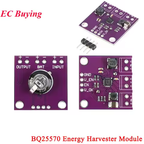 BQ25570 Energy Harvester Module Step Up Boost Charger and Buck Step Down Converter Module Low Power 
