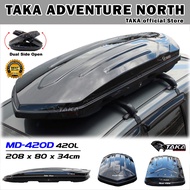 Taka Roof Box MD-420D Ultra Slim 420 Liter Storage Carrier Roofbox