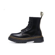 Dr.Martens Thick soled Martin boots versatile black mid length boots