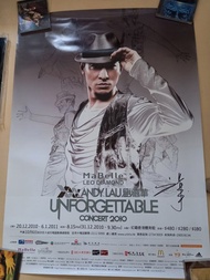 劉德華演唱會簽名海報