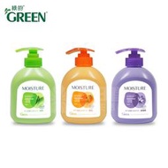 Green綠的 MOISTURE水潤抗菌潔手乳-綠茶 (洗手乳400ml)
