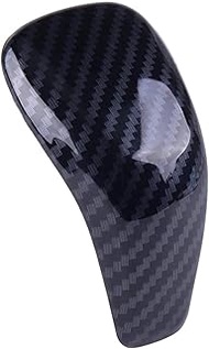 AQABA Car Carbon Fiber ABS Gearshift Gear Shift Lever Knob Cap Cover for Subaru Crosstrek XV 2018+ F