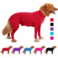 Pet Dog Elastic Clothing Four legged Zipper Dog Clothing Anti Hair Drop Clothing