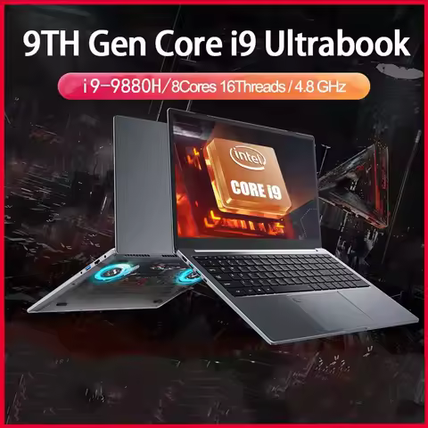 S3 NEW Ultrabook Computer 15.6 Inch Intel Core i9-12900H/i7-8750H Por Laptop 2*DDR4 2*M.2 SSD Window