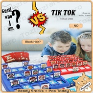 Guess Who Is It Guess the Character Toy Board Game Educational Toys Card Games Mainan Kanak Guess Wh