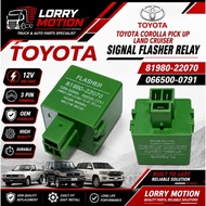 toyota flasher unit relay 3pin 12v for corolla land cruiser 81980-22070 066500-0791
